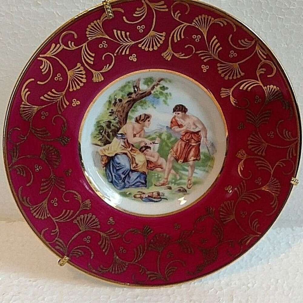 Vintage Limoges Porcelain Plate by Limoges RBHAUSS Signed - Gorgeous